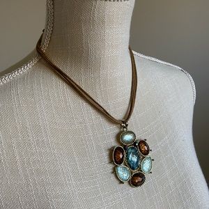 Blue Pendant Necklace